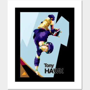 The Skater In Wpap Art Posters and Art